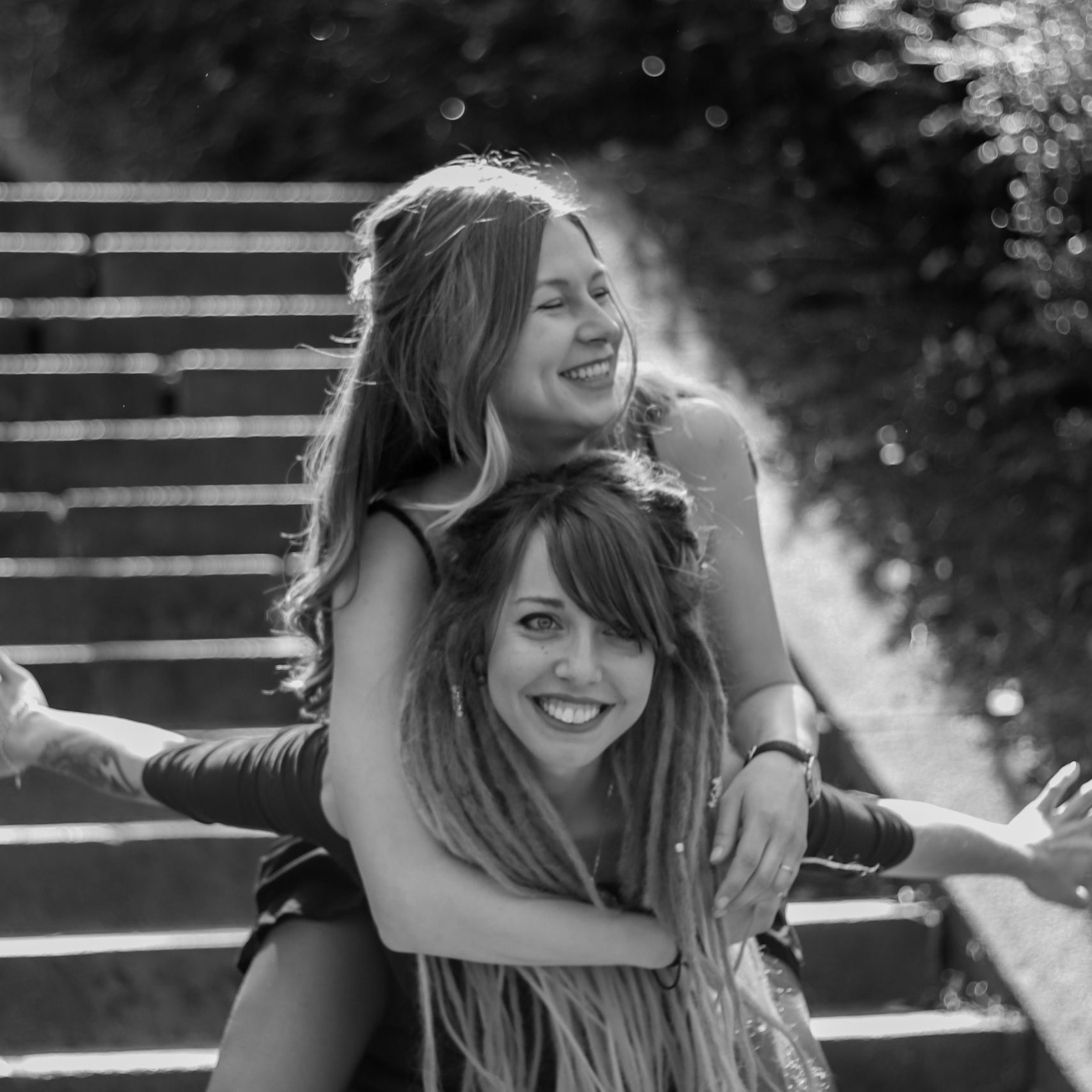 photo portrait femme couple amour noir et blanc