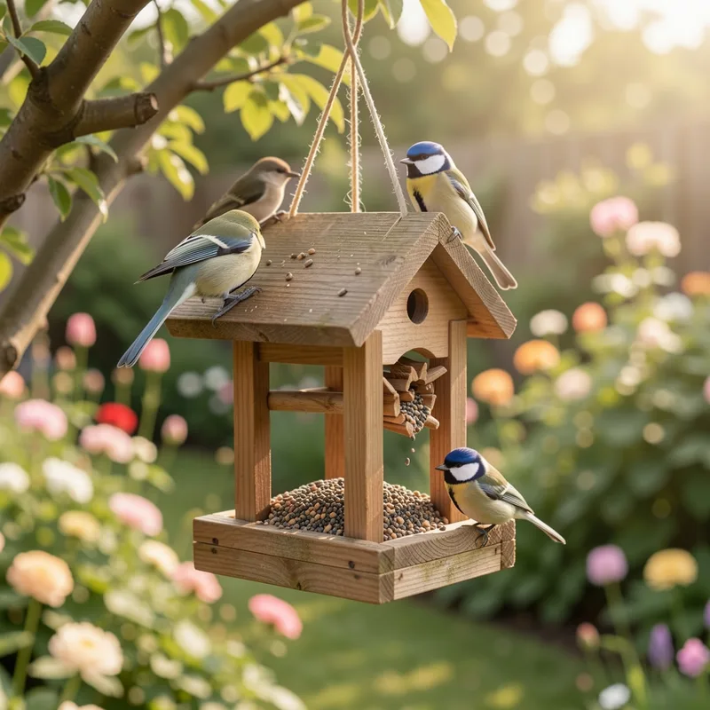 Fabriquer une mangeoire à oiseaux : 5 modèles faciles