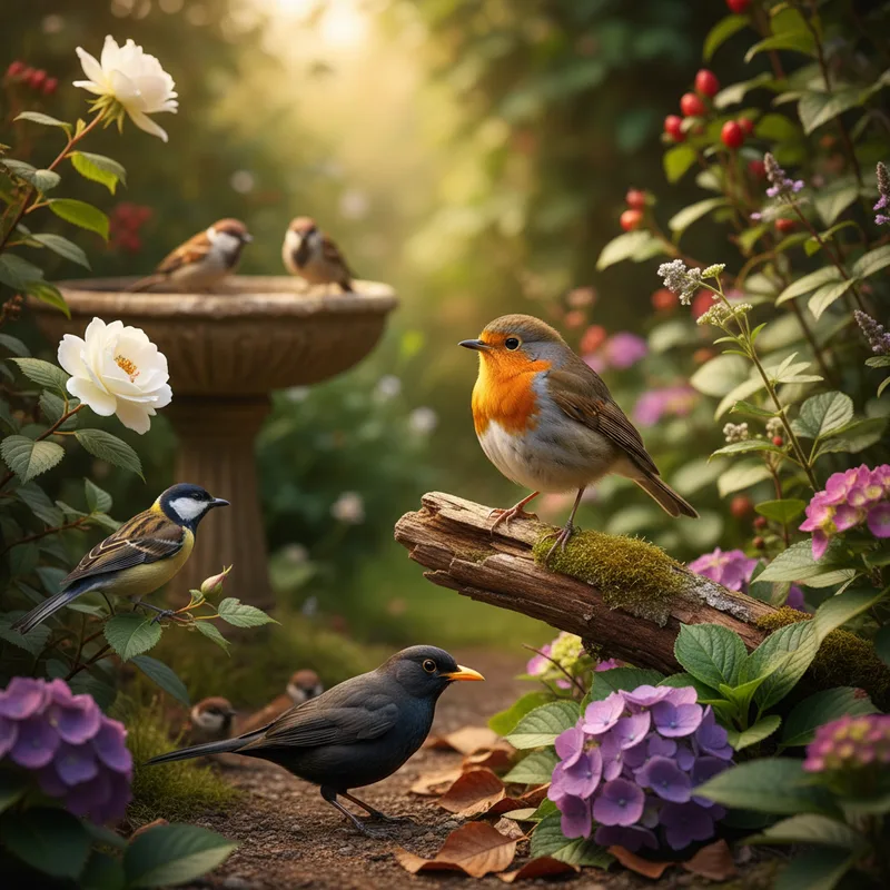 Les 12 oiseaux les plus communs dans les jardins français