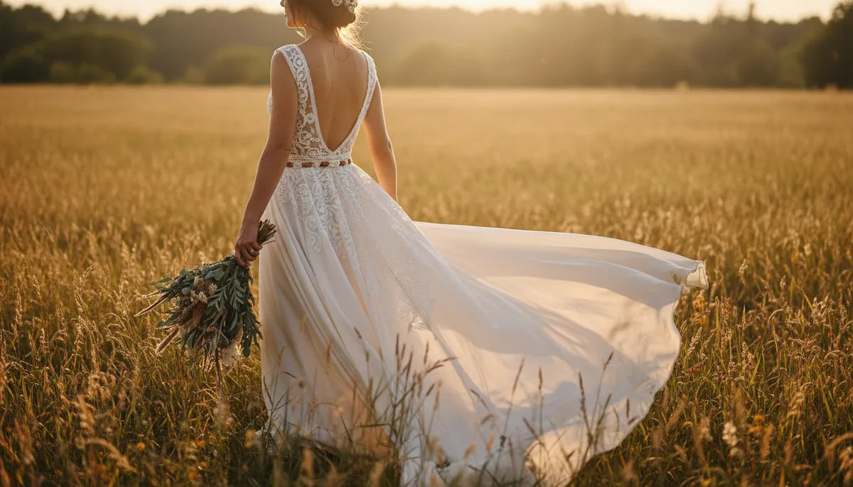 12 modèles de robes de mariée bohèmes pour 2026